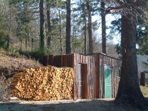 Bois stock&eacute; pour l'hiver
