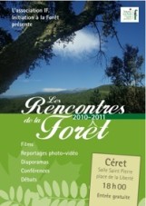 Affiche des rencontres de la forêt 2010-2011